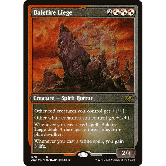 Image for Balefire Liege (Foil Etched) (478) (2X2) - Magic: The Gathering