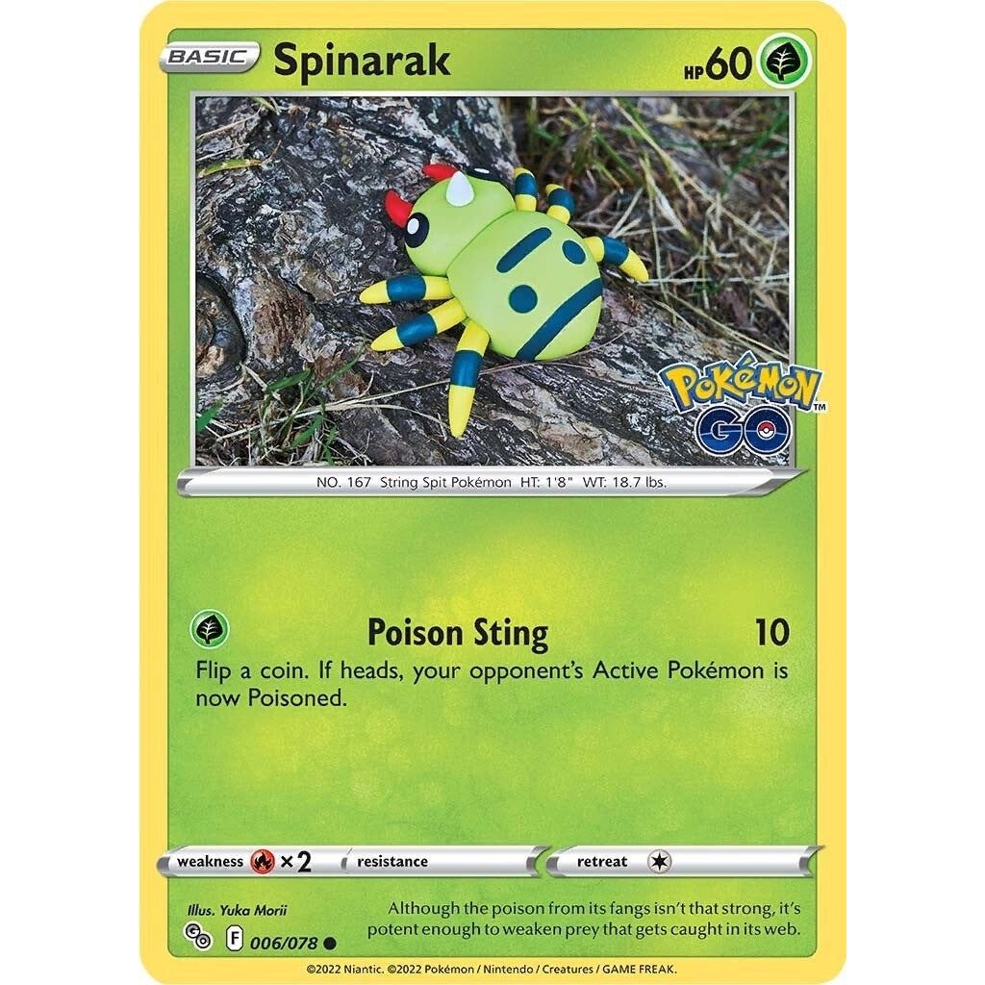 Image for Spinarak (006/078) (PGO) - Pokemon