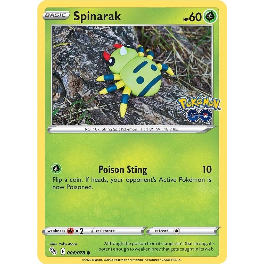 Image for Spinarak (006/078) (PGO) - Pokemon