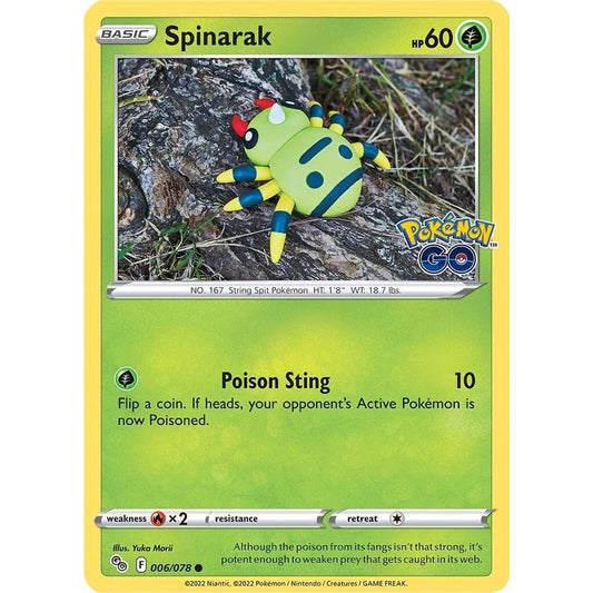 Image for Spinarak (006/078) (PGO) - Pokemon