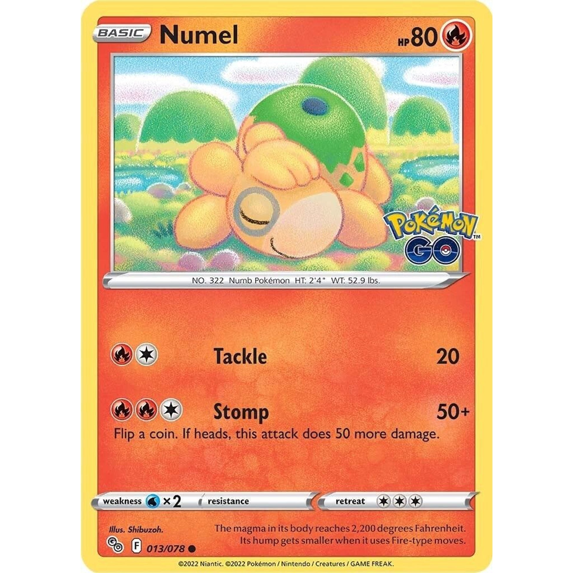 Image for Numel (013/078) (PGO) - Pokemon