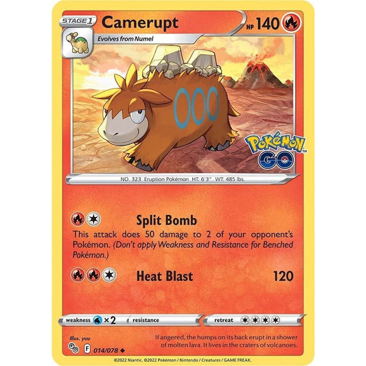 Image for Camerupt (014/078) (PGO) - Pokemon