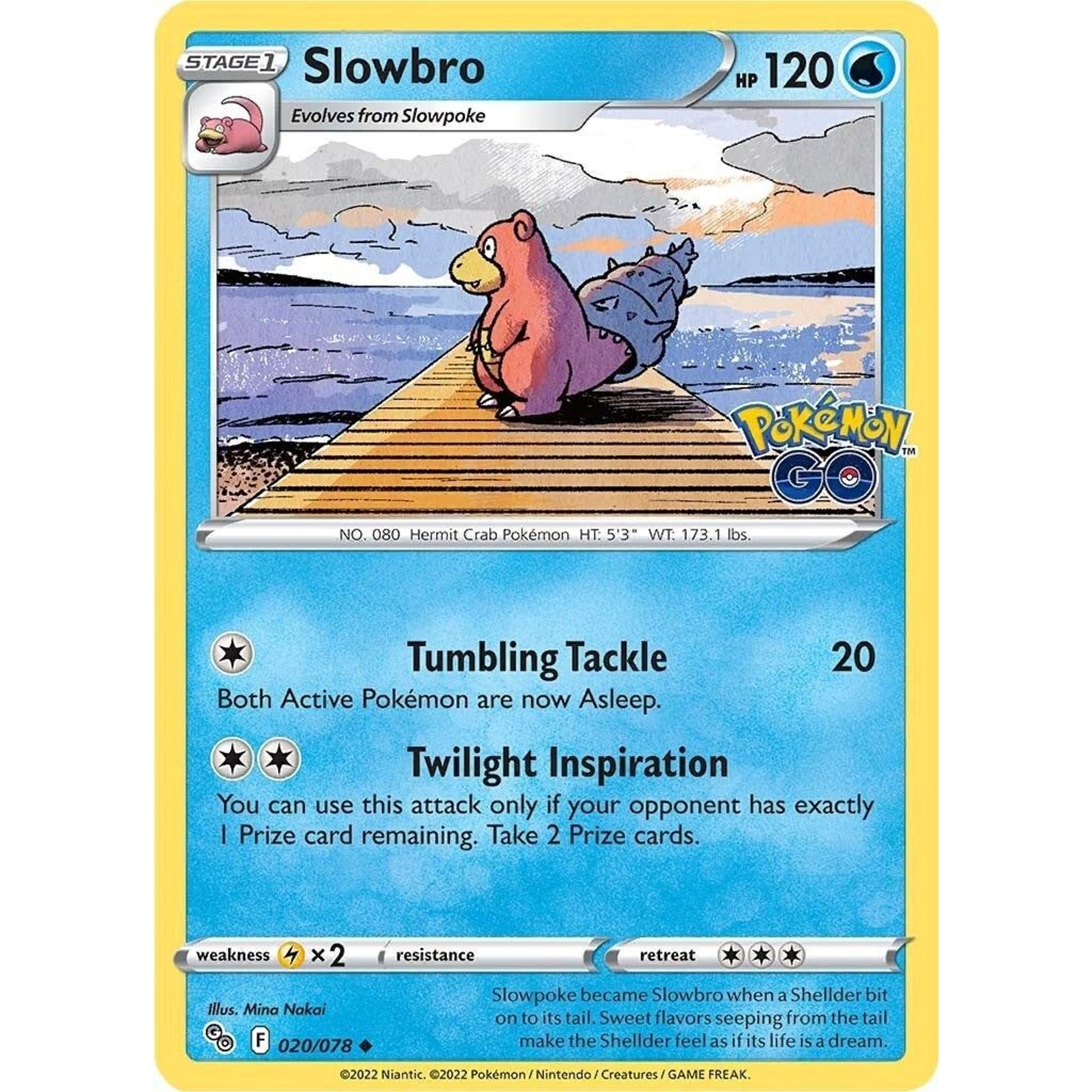 Image for Slowbro (020/078) (PGO) - Pokemon