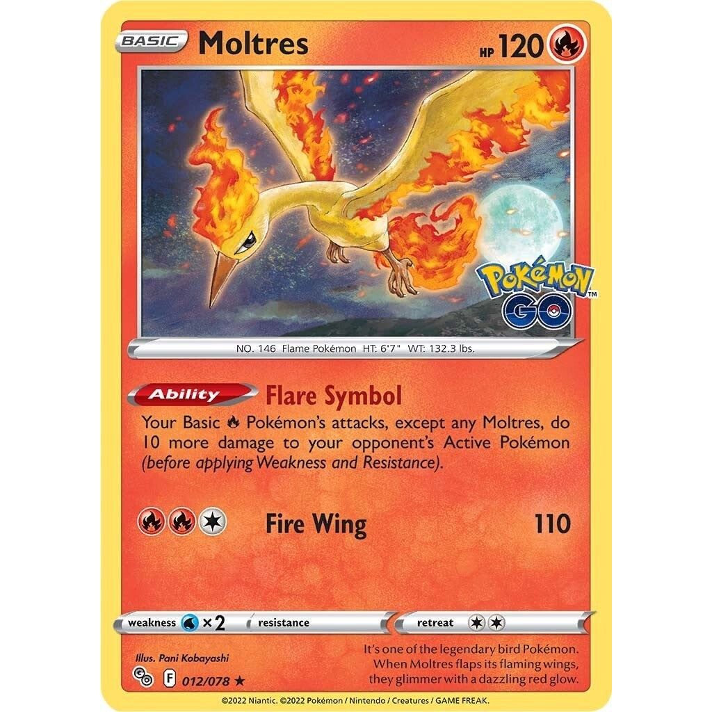 Image for Moltres (012/078) (PGO) - Pokemon