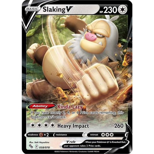 Image for Slaking V (058/078) (PGO) - Pokemon