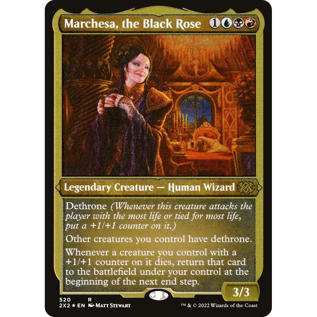 Image for Marchesa, the Black Rose (Foil Etched) (520) (2X2) - Magic: The Gathering