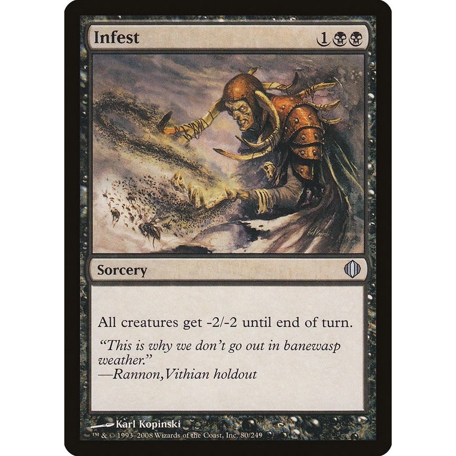 Image for Infest (80) (ALA) - Magic: The Gathering
