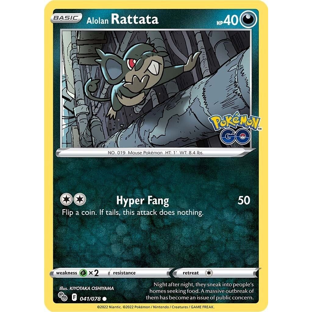 Image for Alolan Rattata (041/078) (PGO) - Pokemon