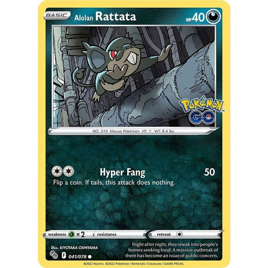 Image for Alolan Rattata (041/078) (PGO) - Pokemon