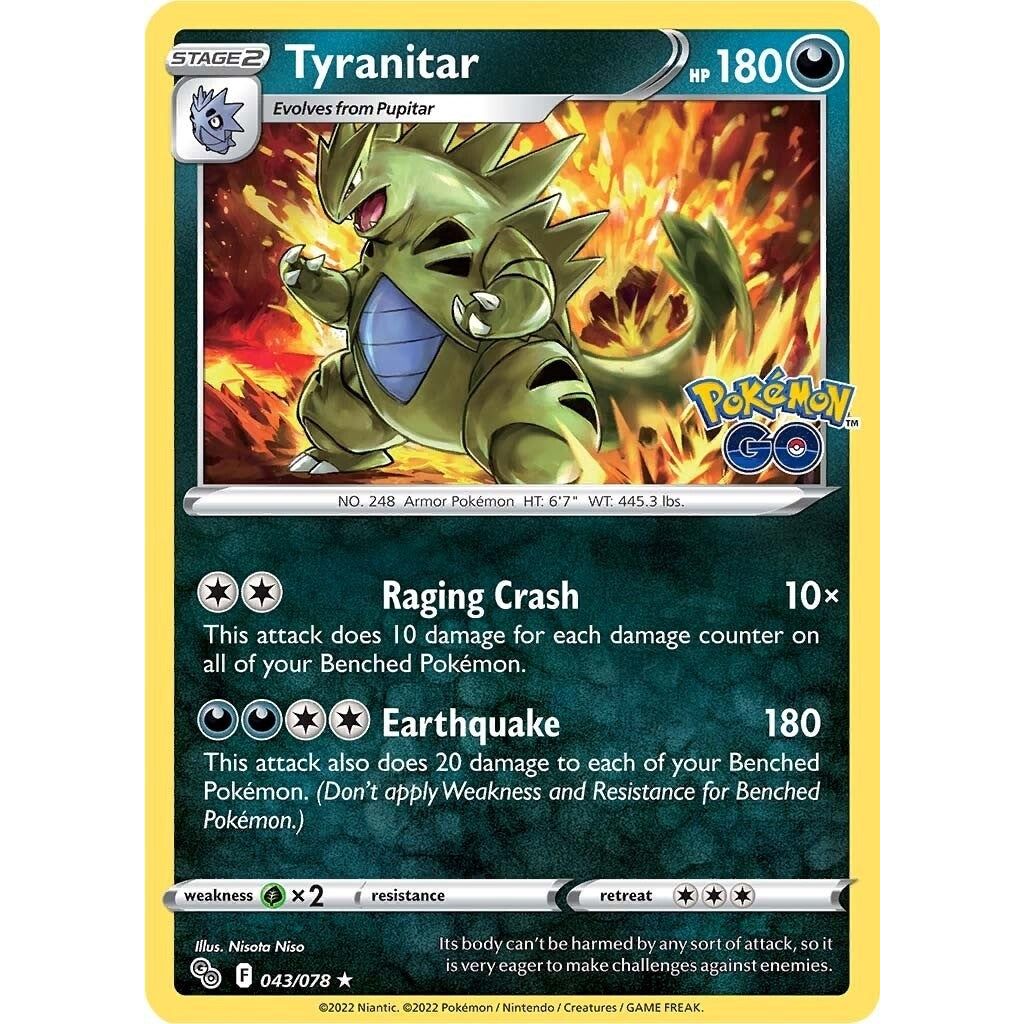 Image for Tyranitar (043/078) (PGO) - Pokemon