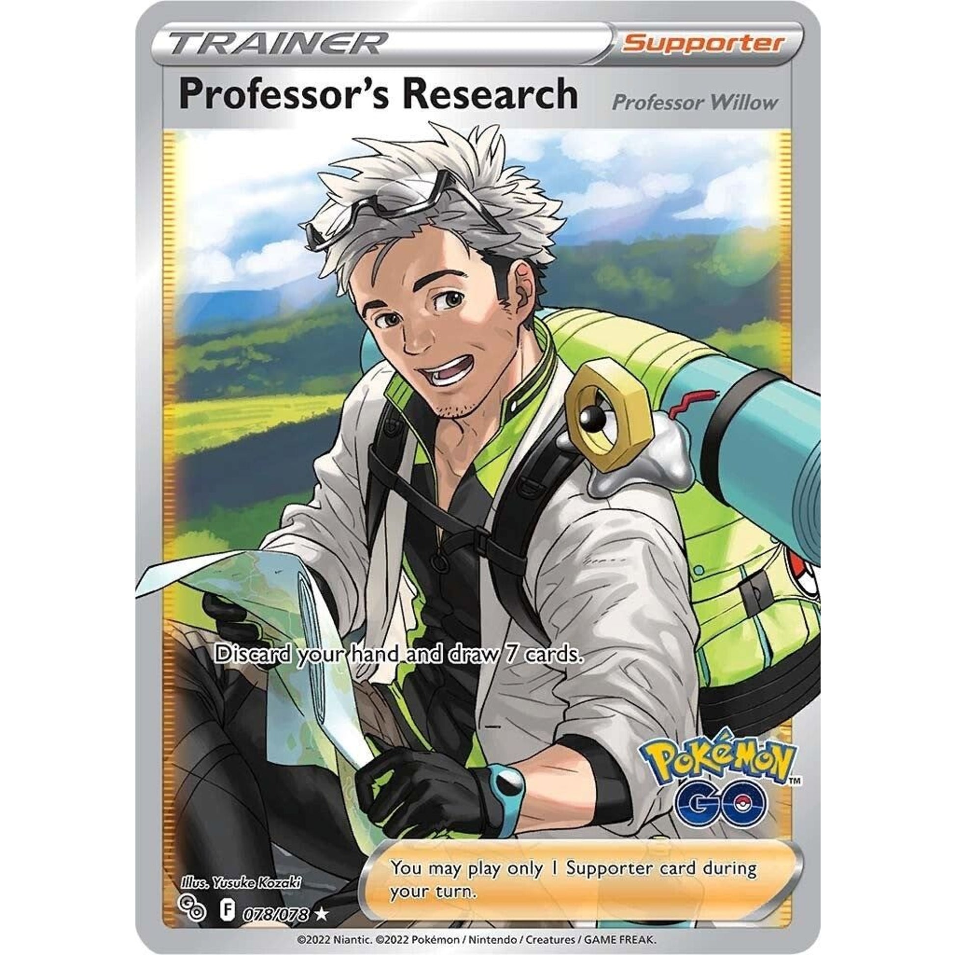 Image for Professor's Research (Full Art) (078/078) (PGO) - Pokemon