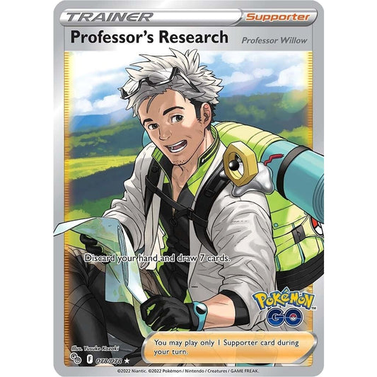 Image for Professor's Research (Full Art) (078/078) (PGO) - Pokemon
