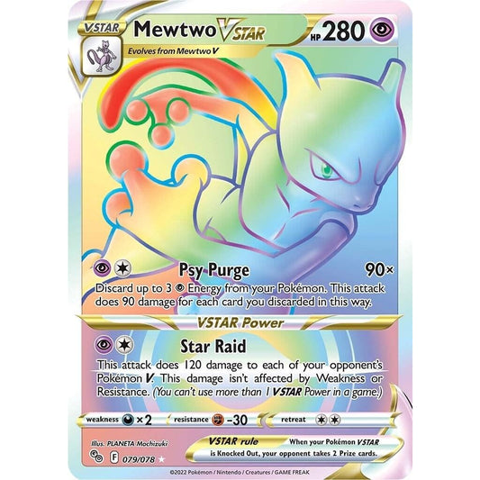 Image for Mewtwo VSTAR (79) (Secret) (079/078) (PGO) - Pokemon