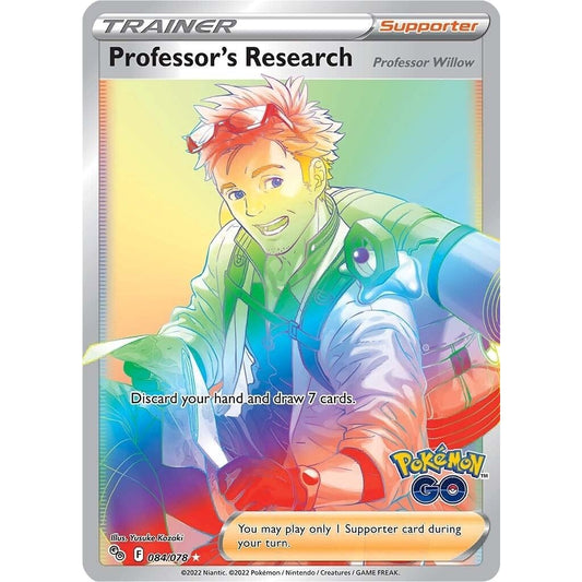 Image for Professor's Research (Secret) (084/078) (PGO) - Pokemon