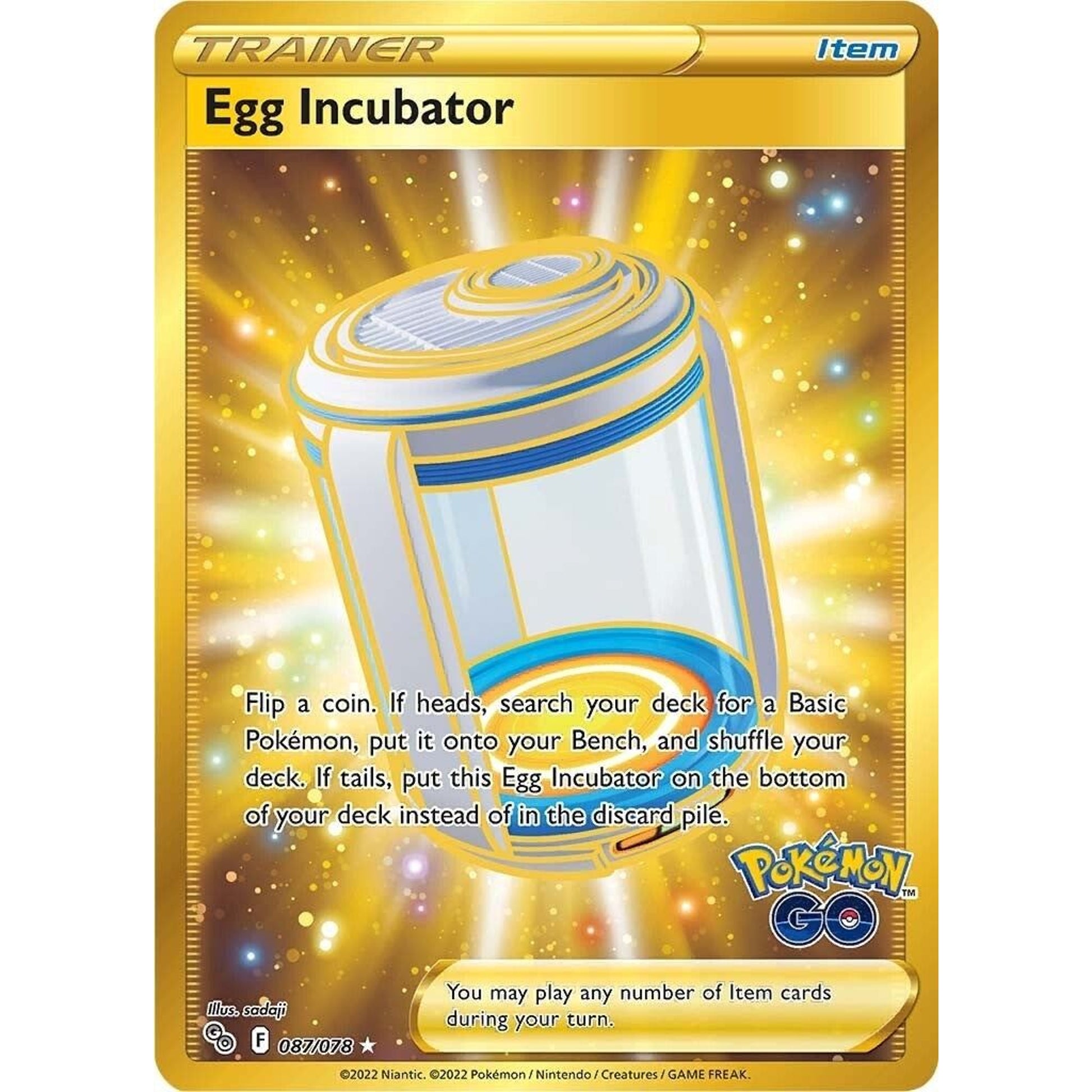 Image for Egg Incubator (Secret) (087/078) (PGO) - Pokemon