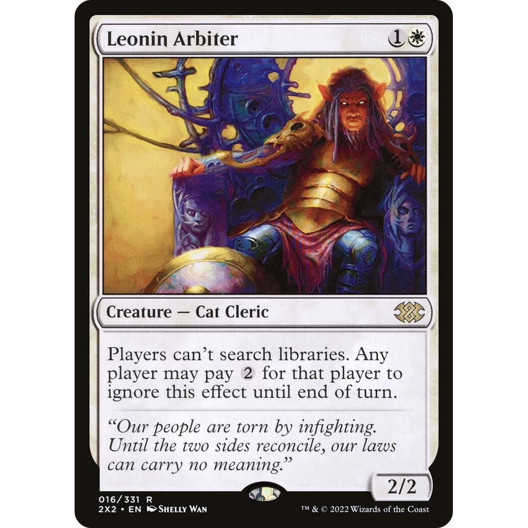 Image for Leonin Arbiter (16) (2X2) - Magic: The Gathering