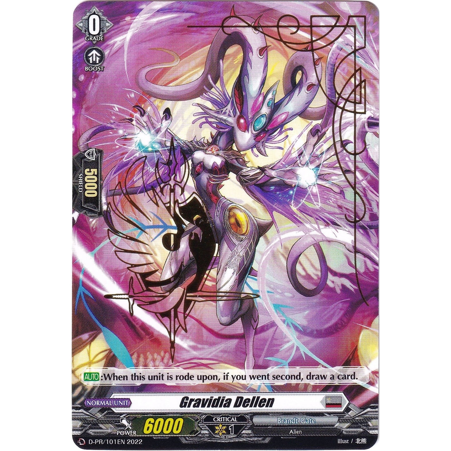 Image for Gravidia Dellen (Hot Stamped) (D-PR/101EN 2022) (D-PR) - Cardfight Vanguard