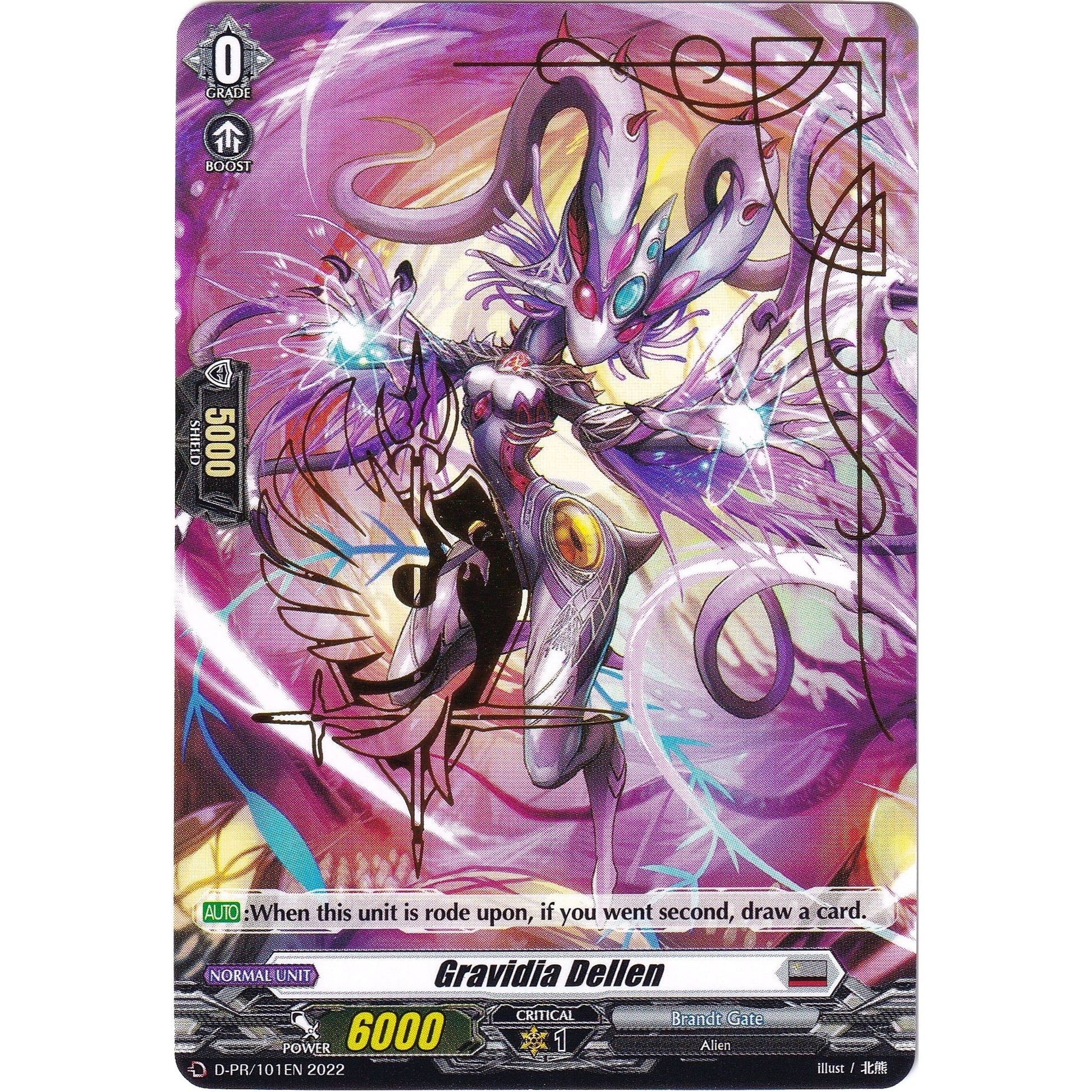 Image for Gravidia Dellen (Hot Stamped) (D-PR/101EN 2022) (D-PR) - Cardfight Vanguard
