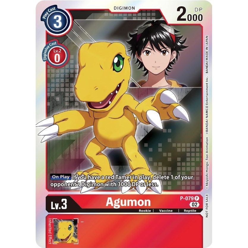 Image for Agumon - P-079 (P-079 P) (D-PR) - Digimon Card Game