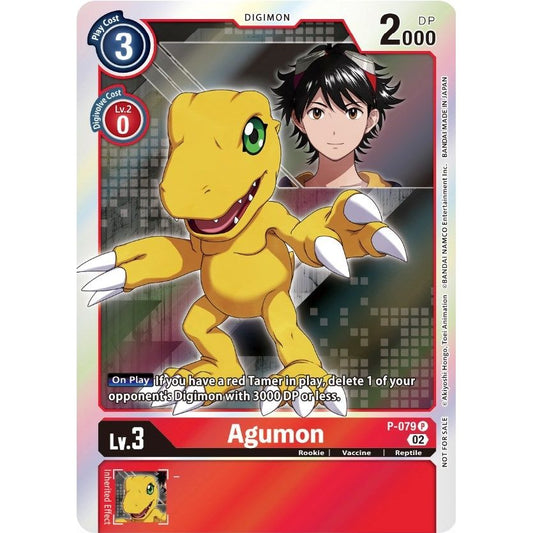 Image for Agumon - P-079 (P-079 P) (D-PR) - Digimon Card Game