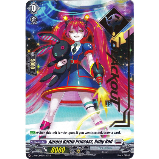Image for Aurora Battle Princess, Ruby Red (Hot Stamped) (D-PR/095EN 2022) (D-PR) - Cardfight Vanguard