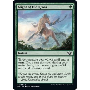 Image for Might of Old Krosa (153) (2X2) - Magic: The Gathering