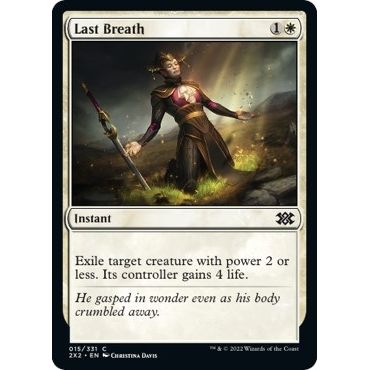 Image for Last Breath (15) (2X2) - Magic: The Gathering