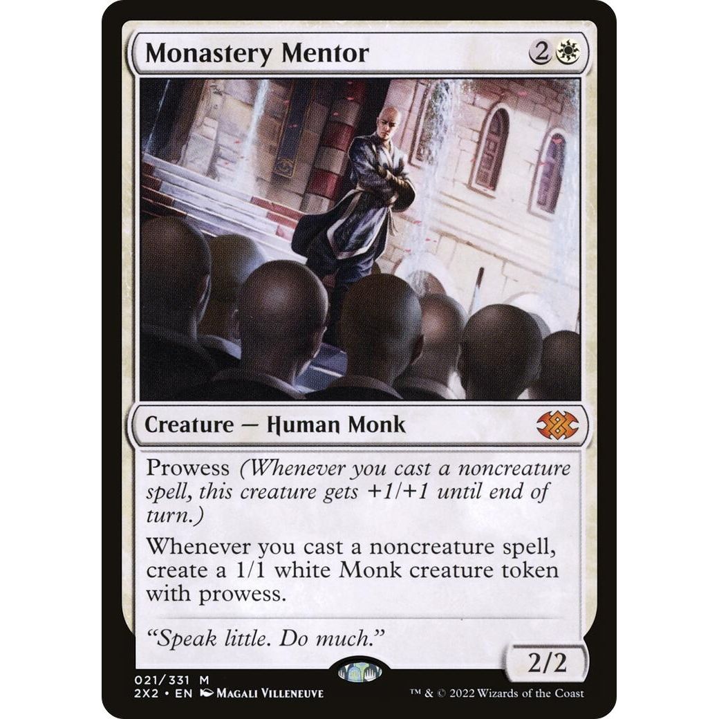 Image for Monastery Mentor (21) (2X2) - Magic: The Gathering
