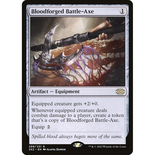 Image for Bloodforged Battle-Axe (299) (2X2) - Magic: The Gathering