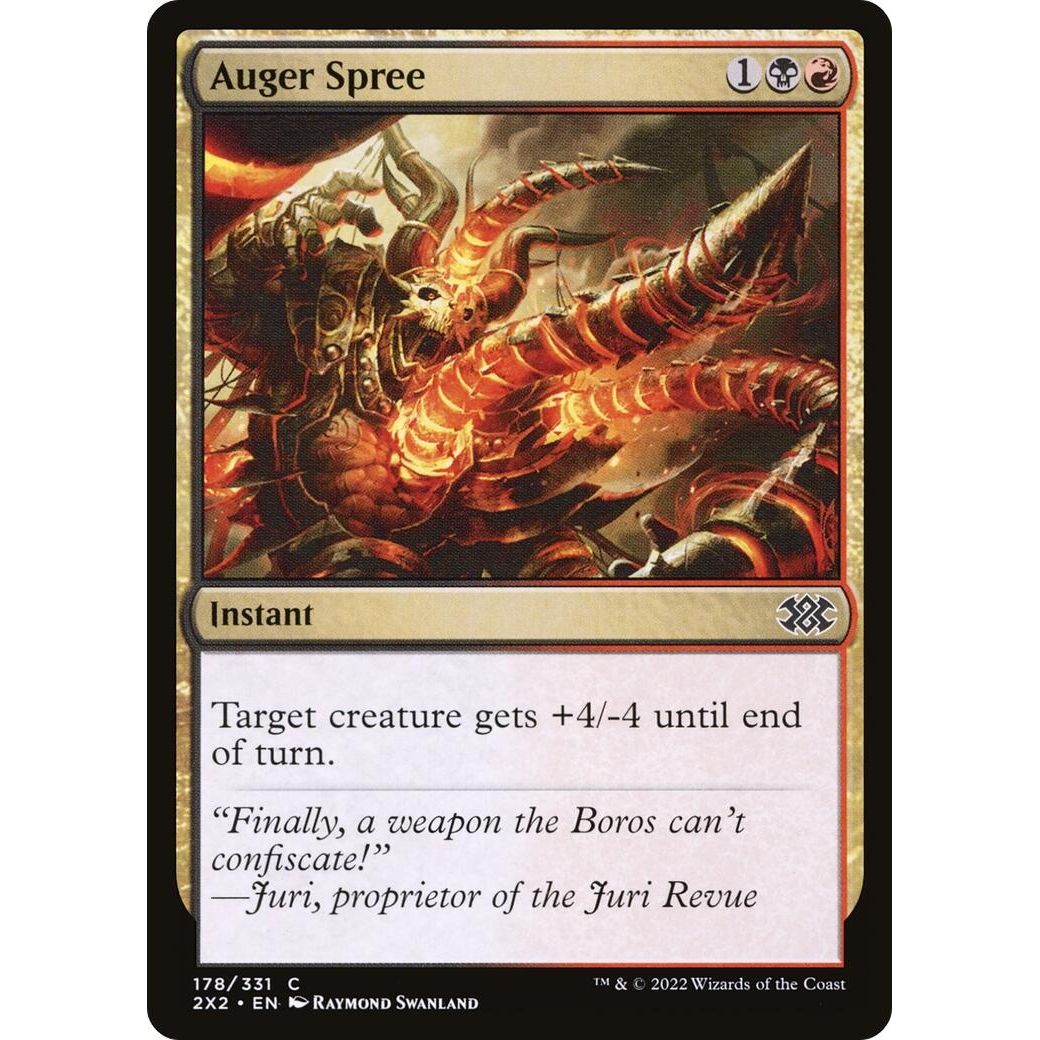 Image for Auger Spree (178) (2X2) - Magic: The Gathering