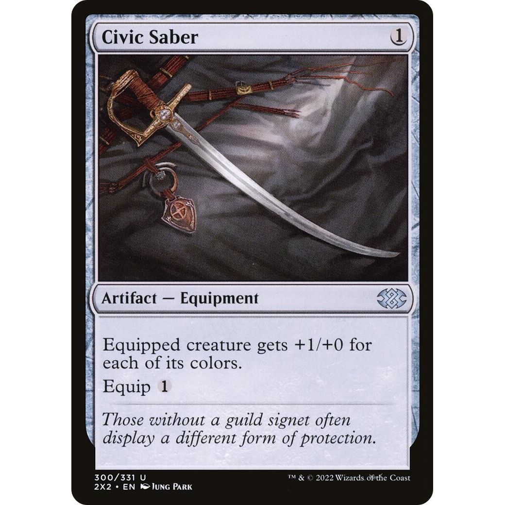 Image for Civic Saber (300) (2X2) - Magic: The Gathering