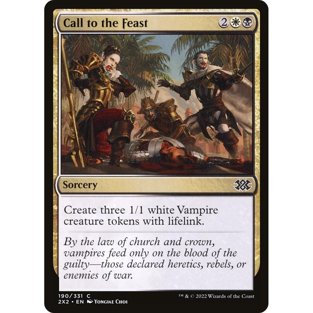 Image for Call to the Feast (190) (2X2) - Magic: The Gathering