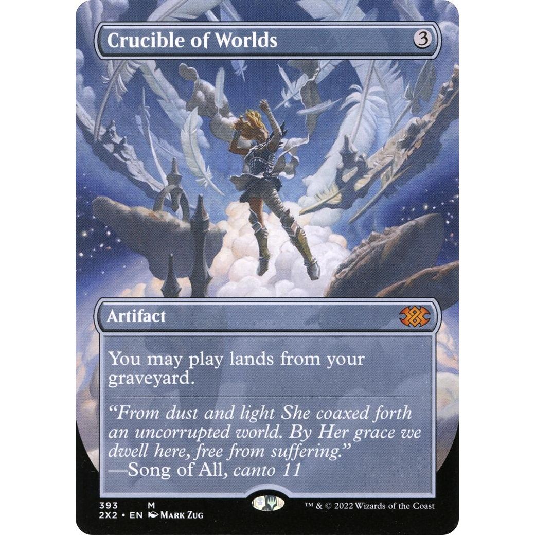 Image for Crucible of Worlds (Borderless) (393) (2X2) - Magic: The Gathering