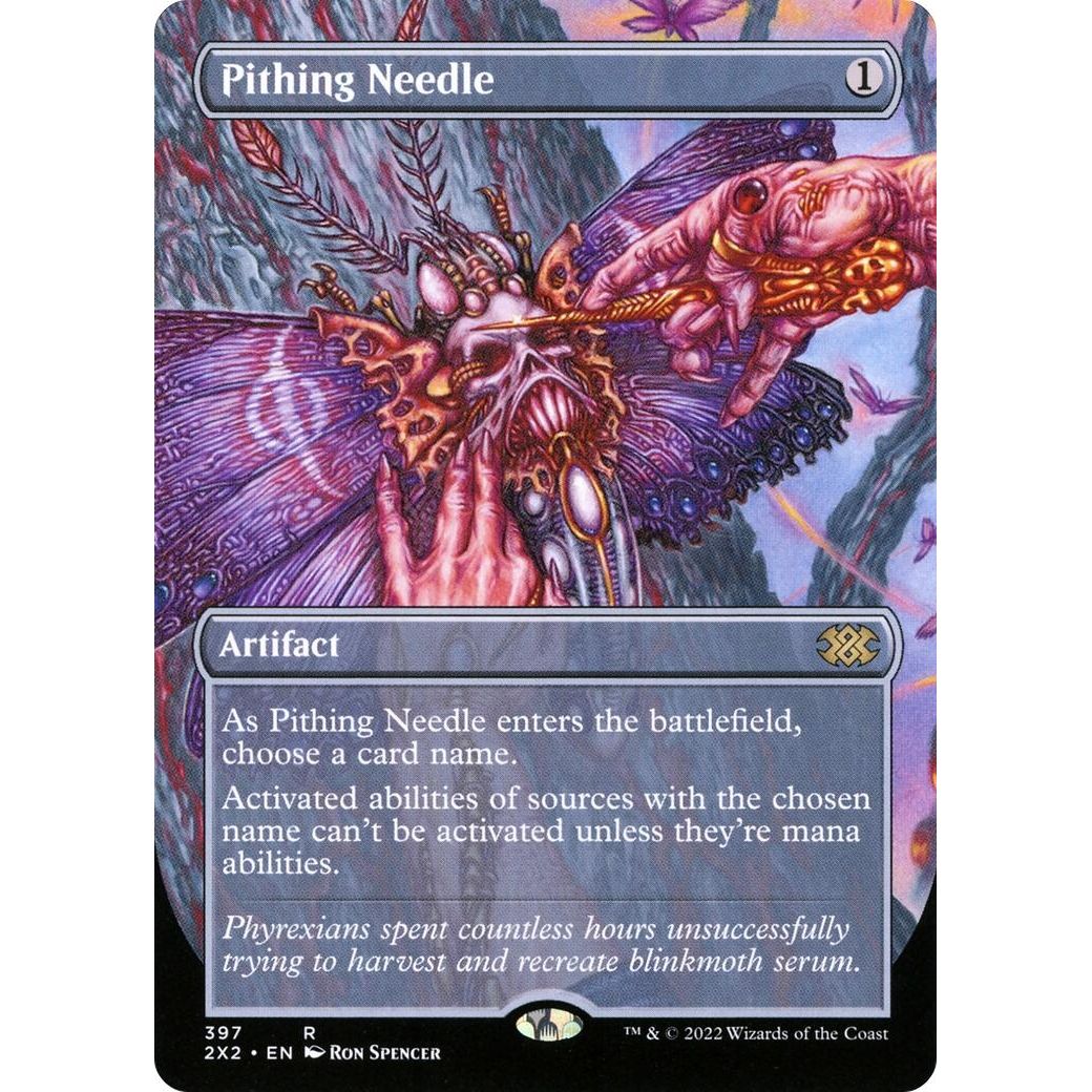 Image for Pithing Needle (Borderless) (397) (2X2) - Magic: The Gathering