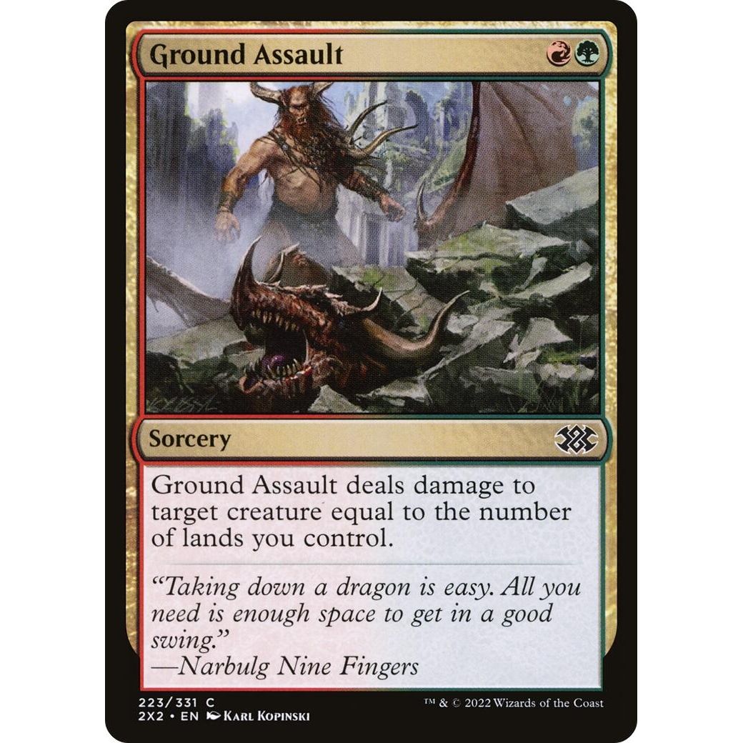 Image for Ground Assault (223) (2X2) - Magic: The Gathering