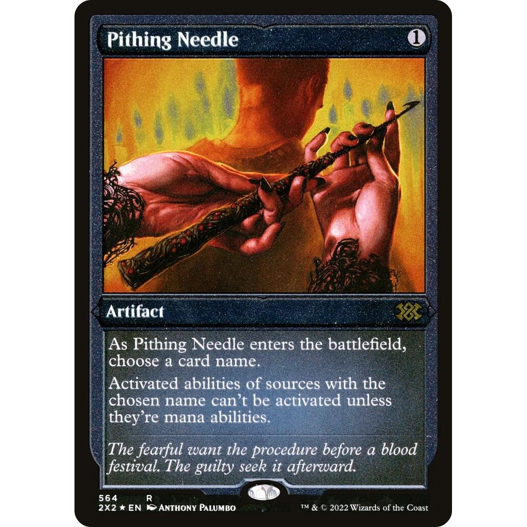 Image for Pithing Needle (Foil Etched) (564) (2X2) - Magic: The Gathering