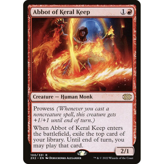 Image for Abbot of Keral Keep (100) (2X2) - Magic: The Gathering