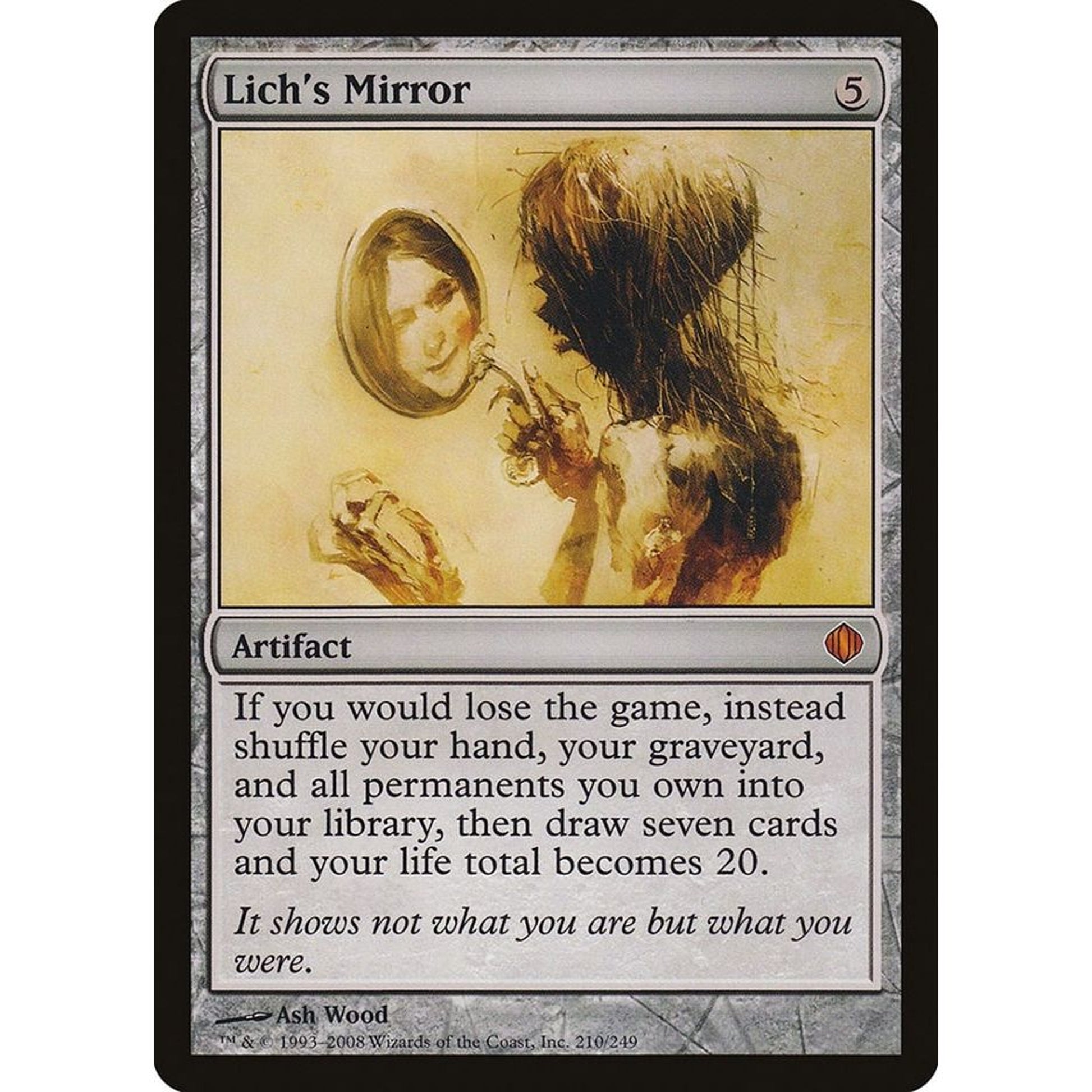 Image for Lich's Mirror (210) (ALA) - Magic: The Gathering
