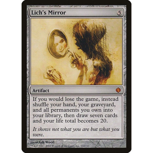 Image for Lich's Mirror (210) (ALA) - Magic: The Gathering