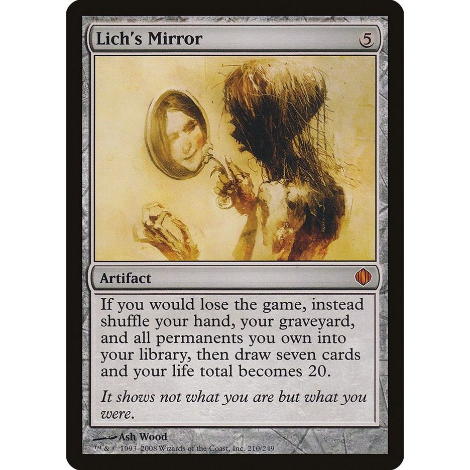 Image for Lich's Mirror (210) (ALA) - Magic: The Gathering