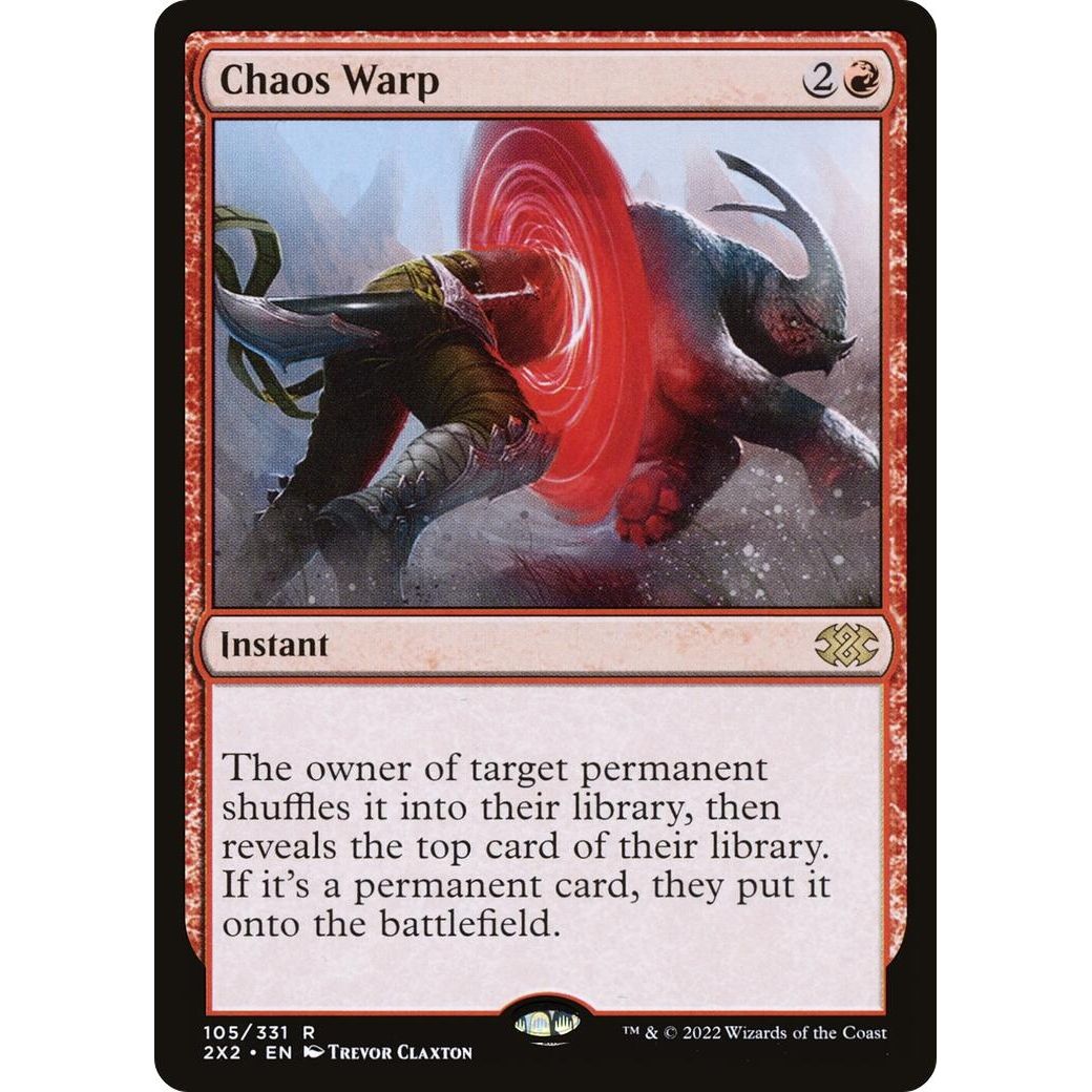 Image for Chaos Warp (105) (2X2) - Magic: The Gathering