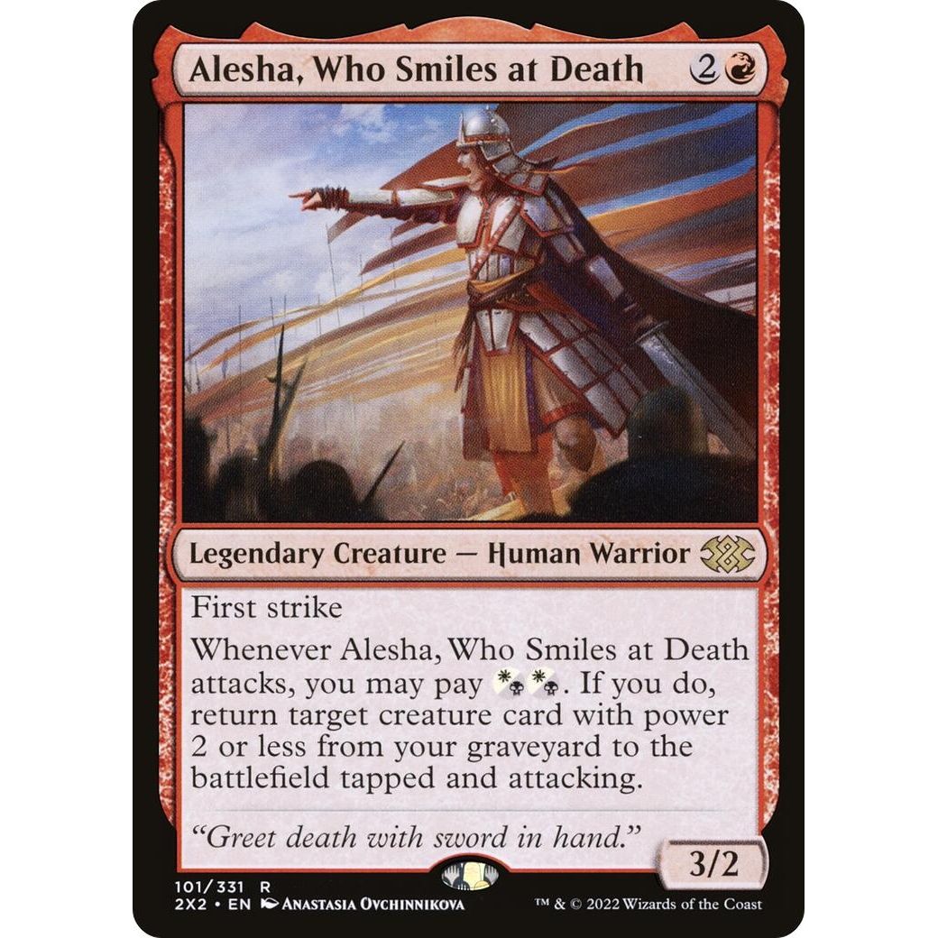 Image for Alesha, Who Smiles at Death (101) (2X2) - Magic: The Gathering