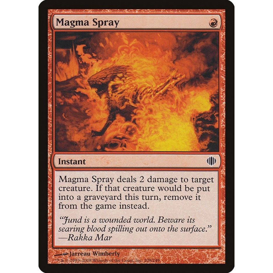 Image for Magma Spray (108) (ALA) - Magic: The Gathering