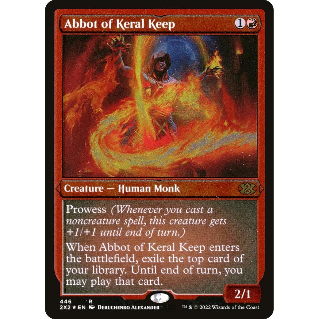 Image for Abbot of Keral Keep (Foil Etched) (446) (2X2) - Magic: The Gathering