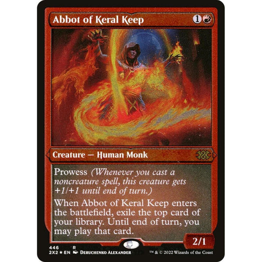 Image for Abbot of Keral Keep (Foil Etched) (446) (2X2) - Magic: The Gathering