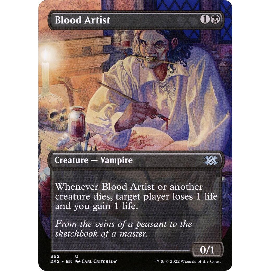 Image for Blood Artist (Borderless) (352) (2X2) - Magic: The Gathering