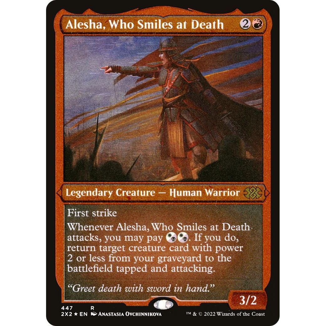 Image for Alesha, Who Smiles at Death (Foil Etched) (447) (2X2) - Magic: The Gathering