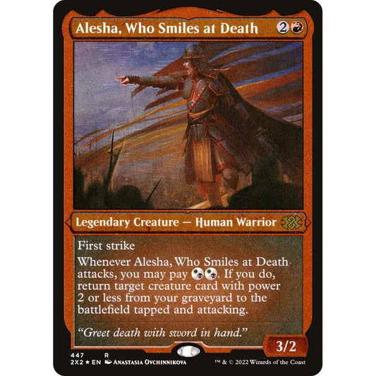 Image for Alesha, Who Smiles at Death (Foil Etched) (447) (2X2) - Magic: The Gathering