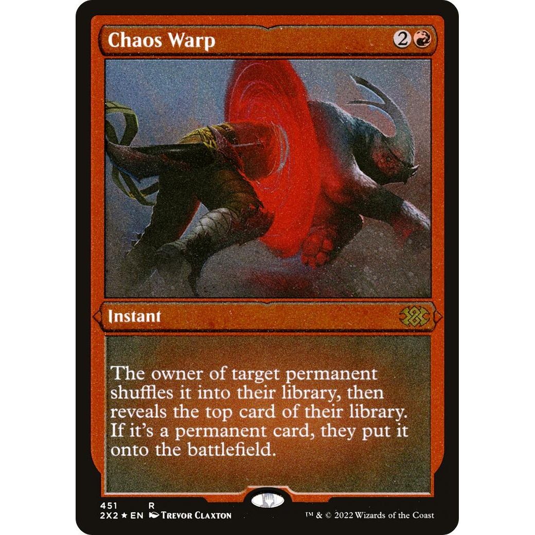 Image for Chaos Warp (Foil Etched) (451) (2X2) - Magic: The Gathering