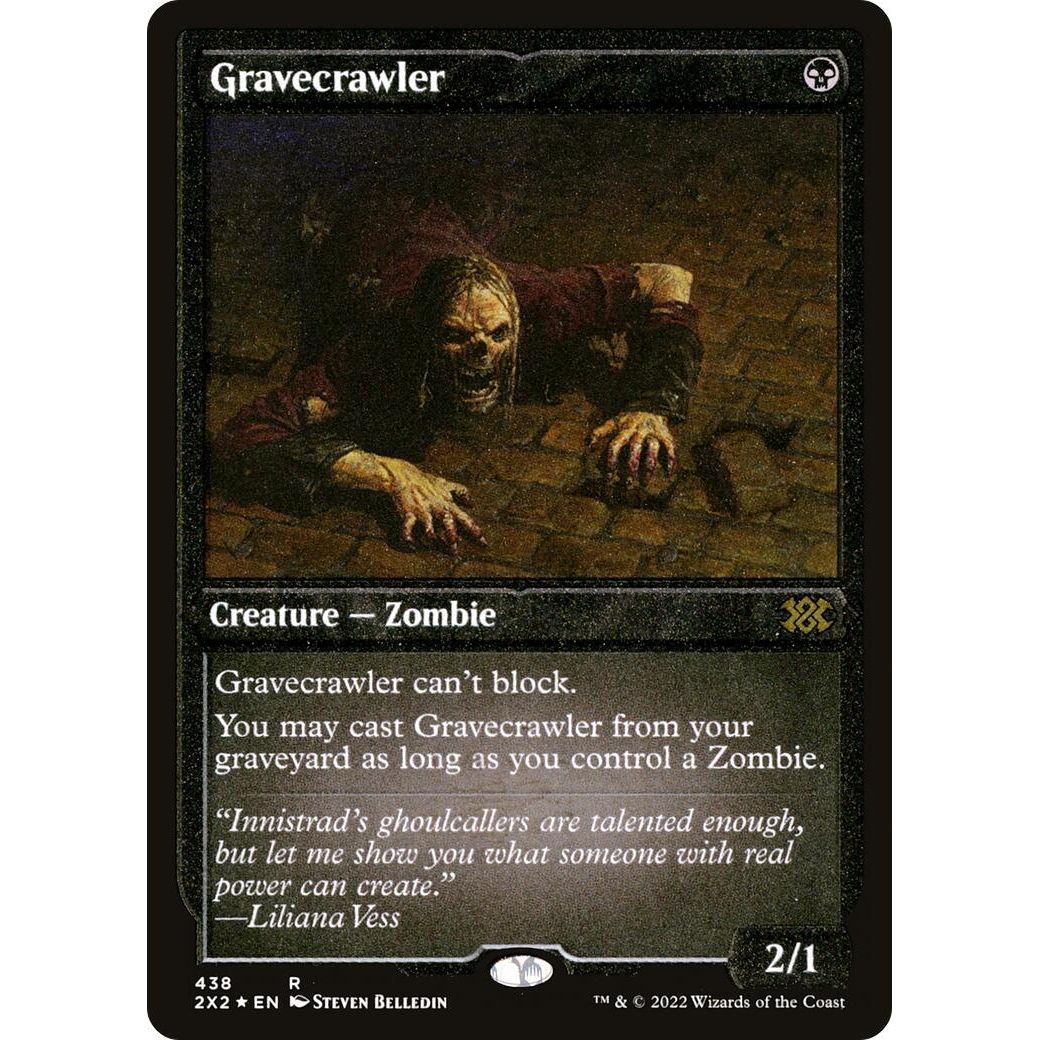 Image for Gravecrawler (Foil Etched) (438) (2X2) - Magic: The Gathering